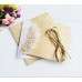 Vellum Invitation Card Laser Cut Thank You Card Square Wedding Invitation 